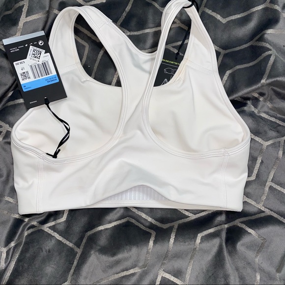 SOLD Nike swoosh sports bra white - Picture 2 of 2
